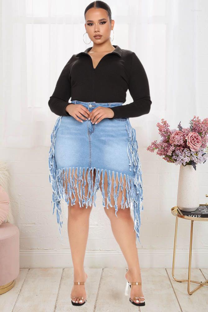Skirts Jeans Tassel Skirt Sexy Women High Waist Elegant Blue Denim Casual Summer, Sk23293
Skirts Jeans Tassel Skirt Sexy Women High Waist Elegant Blue Denim Casual Summer, Sk23293