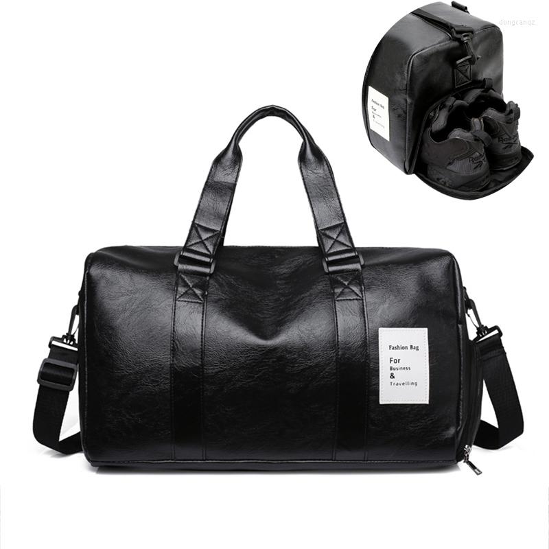 Outdoor Bags Travel Bag Gym Fitness Trendy Ladies Yoga Sports Training Male PU Waterproof Portable Storage Package, Black
Outdoor Bags Travel Bag Gym Fitness Trendy Ladies Yoga Sports Training Male PU Waterproof Portable Storage Package, Black