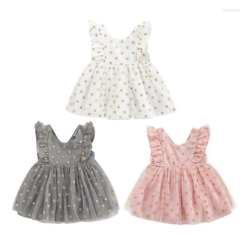 Girl Dresses Little Girls' Dress Round Neck Sleeveless Dot Printed Mesh Stitching For 1-6 Years Old, Gray
Girl Dresses Little Girls' Dress Round Neck Sleeveless Dot Printed Mesh Stitching For 1-6 Years Old, Gray