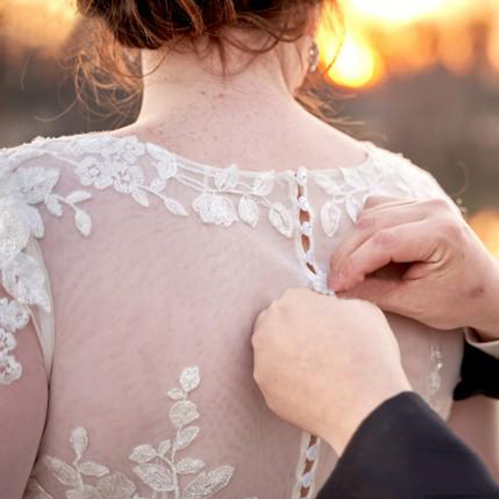 Blush Pink Wedding Dresses with Long Sleeve Elegant Lace Appliques Bridal Gowns Princess Wedding Party Dress Beaded Belt