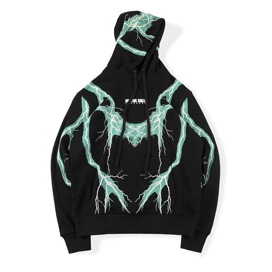 Designer Fashion Hoodie Missing Since Thunderday HMissing Reflective Lightning Hooded For Men And Women, Black
Designer Fashion Hoodie Missing Since Thunderday HMissing Reflective Lightning Hooded For Men And Women, Black