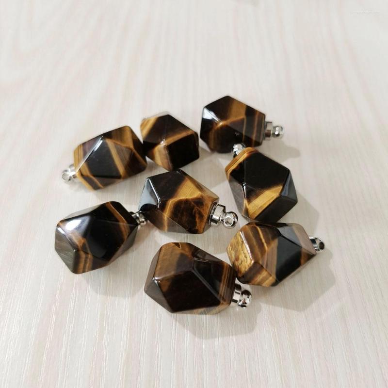 Pendant Necklaces Fashion Natural Tiger Eye Stone Perfume Bottle Polygon Pendants For Jewelry Making Diy Necklace Accessory Wholesale
Pendant Necklaces Fashion Natural Tiger Eye Stone Perfume Bottle Polygon Pendants For Jewelry Making Diy Necklace Accessory Wholesale