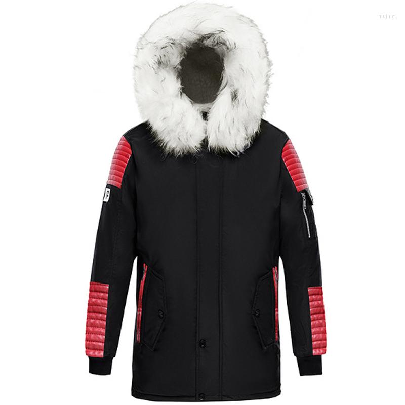 Men's Down Winter Jacket Mens Thick Warm Long Parka Male Casual Hooded Fur Collar Plus Velvet High Quality Parkas Hombre EU Size, Beige
Men's Down Winter Jacket Mens Thick Warm Long Parka Male Casual Hooded Fur Collar Plus Velvet High Quality Parkas Hombre EU Size, Beige