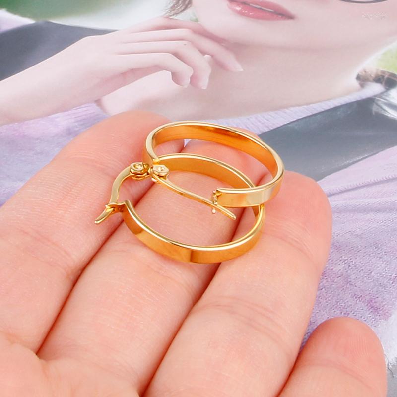 Hoop Earrings Stainless Steel Small Earring For Women Gold Color Round Nice Wholesale Ear Accessories Fashion Jewelry 2022 E0161
Hoop Earrings Stainless Steel Small Earring For Women Gold Color Round Nice Wholesale Ear Accessories Fashion Jewelry 2022 E0161
