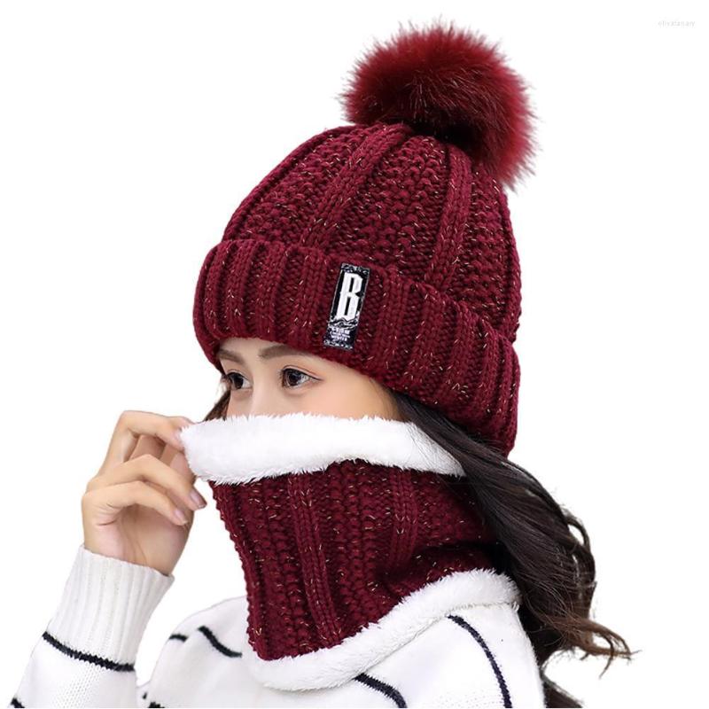 Berets Winter Women Thick Knitted Beanie Hat Plush Neck Gaiter Scarf Outdoor Riding Set, Grey
Berets Winter Women Thick Knitted Beanie Hat Plush Neck Gaiter Scarf Outdoor Riding Set, Grey