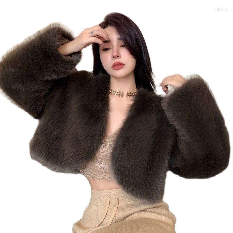 Women's Fur Korean Fashion Girls Cardigan Short Cut Loose Long Sleeves Winter Warm Sell Faux Coat, White
Women's Fur Korean Fashion Girls Cardigan Short Cut Loose Long Sleeves Winter Warm Sell Faux Coat, White
