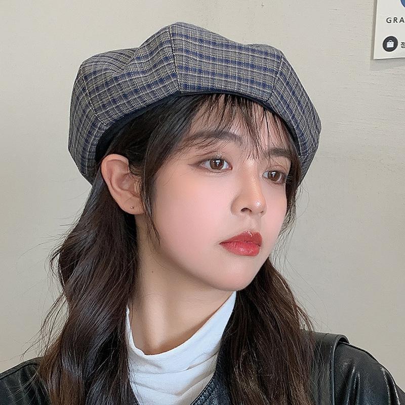 Berets Vintage Plaid Beret Octagon Hat Women Causal Simple For Girls Artist Painter Hats Retro Autumn Boina Mujer, Khaki
Berets Vintage Plaid Beret Octagon Hat Women Causal Simple For Girls Artist Painter Hats Retro Autumn Boina Mujer, Khaki