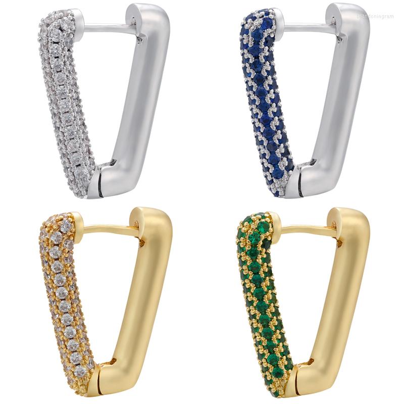 Hoop Earrings ZHUKOU 1 Piece Gold/silver Color Creative 2022 Trend CZ Crystal Unique Shape Women Drop Jewelry VE330
Hoop Earrings ZHUKOU 1 Piece Gold/silver Color Creative 2022 Trend CZ Crystal Unique Shape Women Drop Jewelry VE330