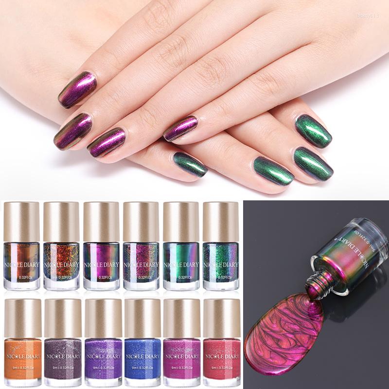 Nail Polish NICOLE DIARY Chameleon Iridescent Flakies Sequins Art Varnish Designs, Nd507
Nail Polish NICOLE DIARY Chameleon Iridescent Flakies Sequins Art Varnish Designs, Nd507