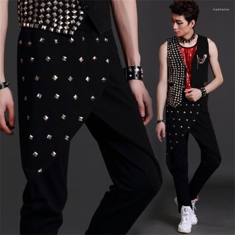 Men's Pants Stage Fashion Personality Men Harem Pant Feet Trousers Singer Dance Rock Black Novelty Arrival Designer, Only pants
Men's Pants Stage Fashion Personality Men Harem Pant Feet Trousers Singer Dance Rock Black Novelty Arrival Designer, Only pants