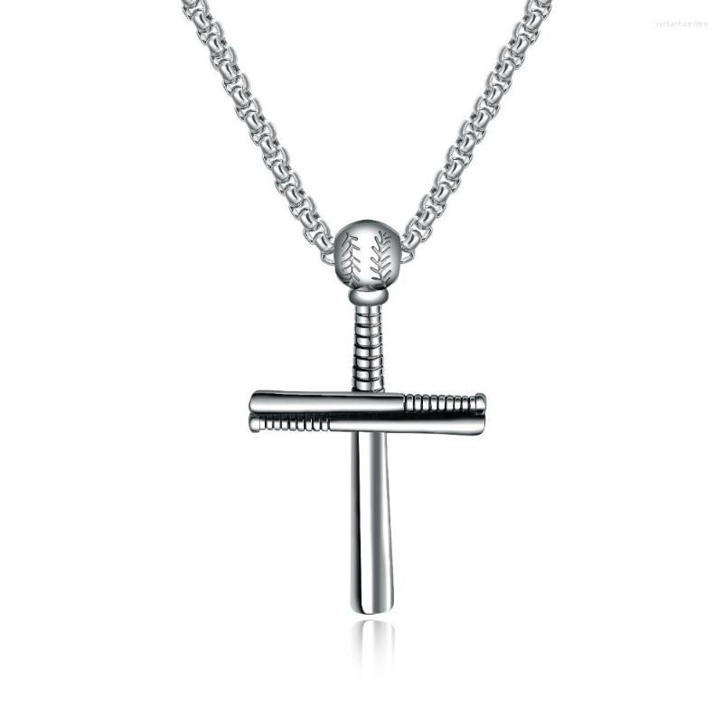 Pendant Necklaces Punk Cross Baseball Bat Pendants For Men Gold/steel/black Color Stainless Steel 550mm Box Chain Jewelry Drop
Pendant Necklaces Punk Cross Baseball Bat Pendants For Men Gold/steel/black Color Stainless Steel 550mm Box Chain Jewelry Drop