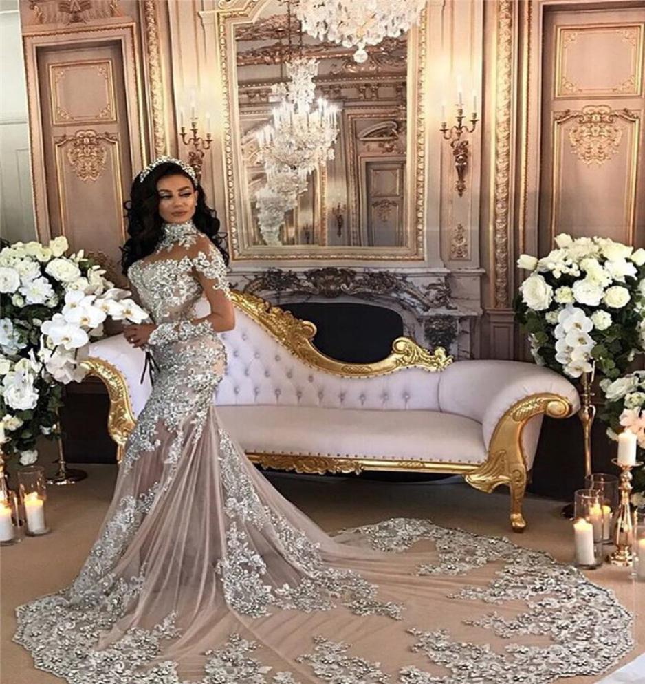 Luxury Sexy Mermaid Wedding Dresses with Detachable Train Lace Appliques Rhinestone Over Skirt Bridal Gowns Removable Skirt High N6572569, Champagne
Luxury Sexy Mermaid Wedding Dresses with Detachable Train Lace Appliques Rhinestone Over Skirt Bridal Gowns Removable Skirt High N6572569, Champagne