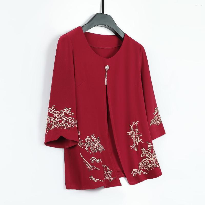 Women's Blouses Vintage Women Printed Chiffon Shirts Loose Shawl Kimono Fake Two Pieces Pullover Boho Tops Three Quarter Sleeve Blouse 5XL, Blue
Women's Blouses Vintage Women Printed Chiffon Shirts Loose Shawl Kimono Fake Two Pieces Pullover Boho Tops Three Quarter Sleeve Blouse 5XL, Blue