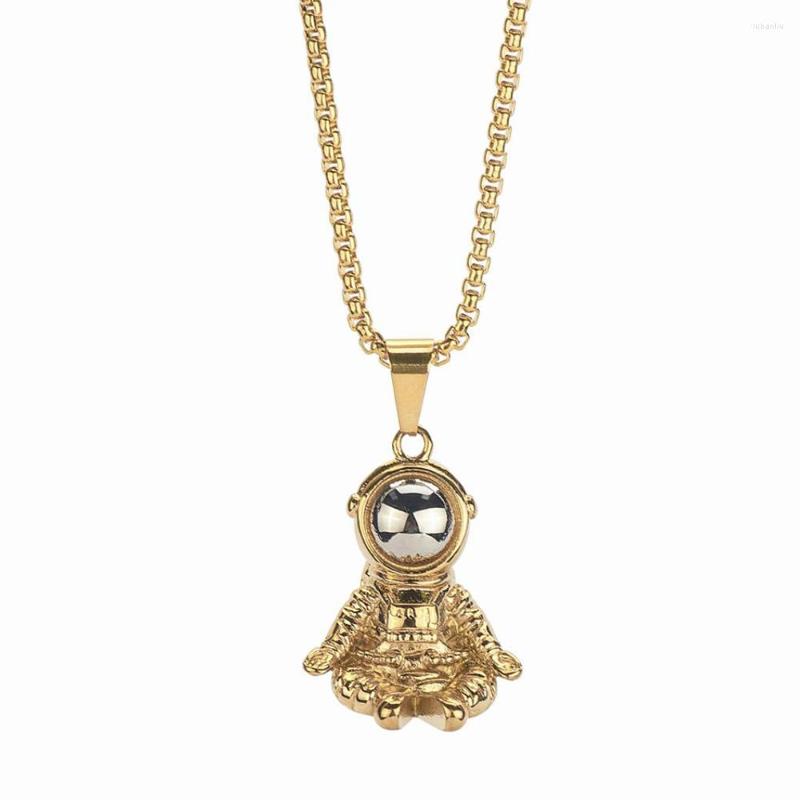 Chains Stainless Steel Gold Astronauts Outer Space Fashion Pendant Necklace Jewelry Gift For Him With Chain
Chains Stainless Steel Gold Astronauts Outer Space Fashion Pendant Necklace Jewelry Gift For Him With Chain