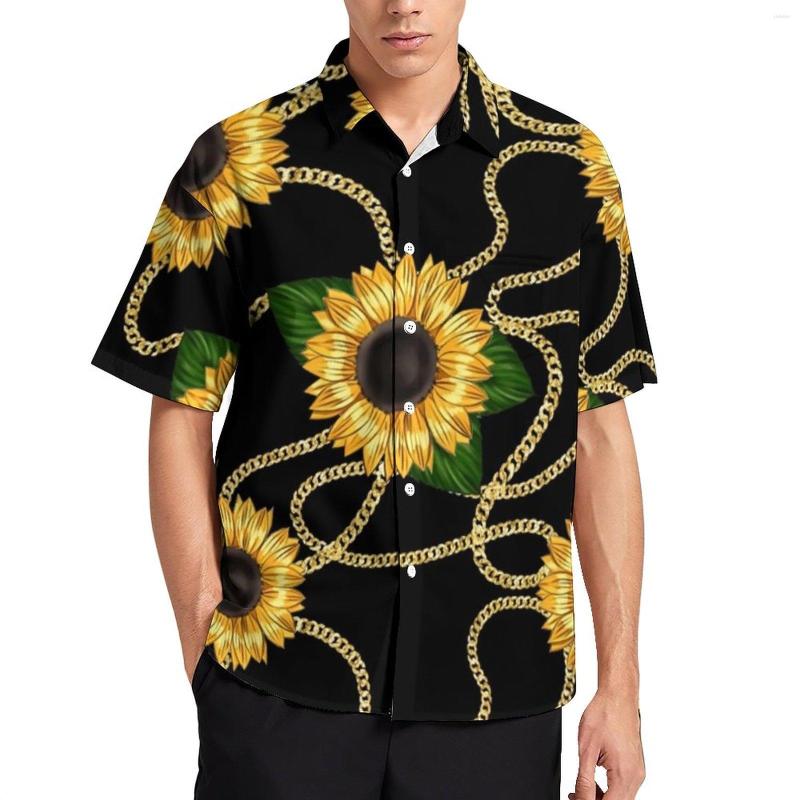 Men's Casual Shirts Gold Chains Print Daily Shirt Men Yellow Sunflowers Blouses Short Sleeves Aesthetic Oversized, Style-16
Men's Casual Shirts Gold Chains Print Daily Shirt Men Yellow Sunflowers Blouses Short Sleeves Aesthetic Oversized, Style-16