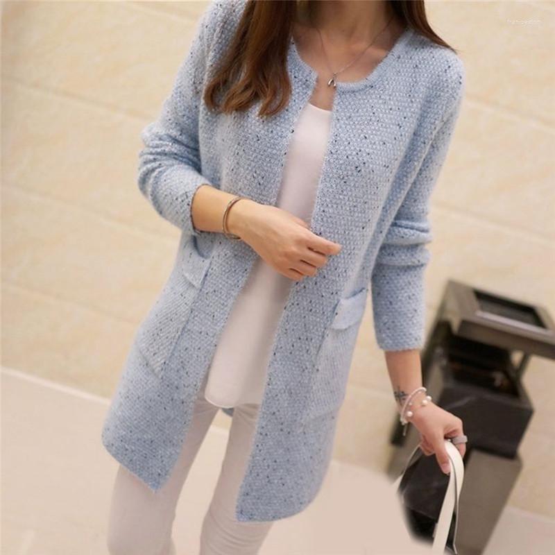 Women's Knits Female Cardigan Open Stitch Casual Knitted Sweaters Pull Femme Mujer Autumn Solid Women Long Sleeve Sweater, Light gray
Women's Knits Female Cardigan Open Stitch Casual Knitted Sweaters Pull Femme Mujer Autumn Solid Women Long Sleeve Sweater, Light gray
