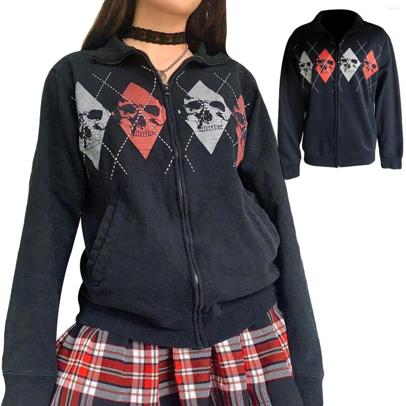Women' Jackets Women' Fashion Trend Spring Autumn Casual Coat Black Long Sleeve Skeleton Print Zipper Lapel Outerwear
Women' Jackets Women' Fashion Trend Spring Autumn Casual Coat Black Long Sleeve Skeleton Print Zipper Lapel Outerwear
