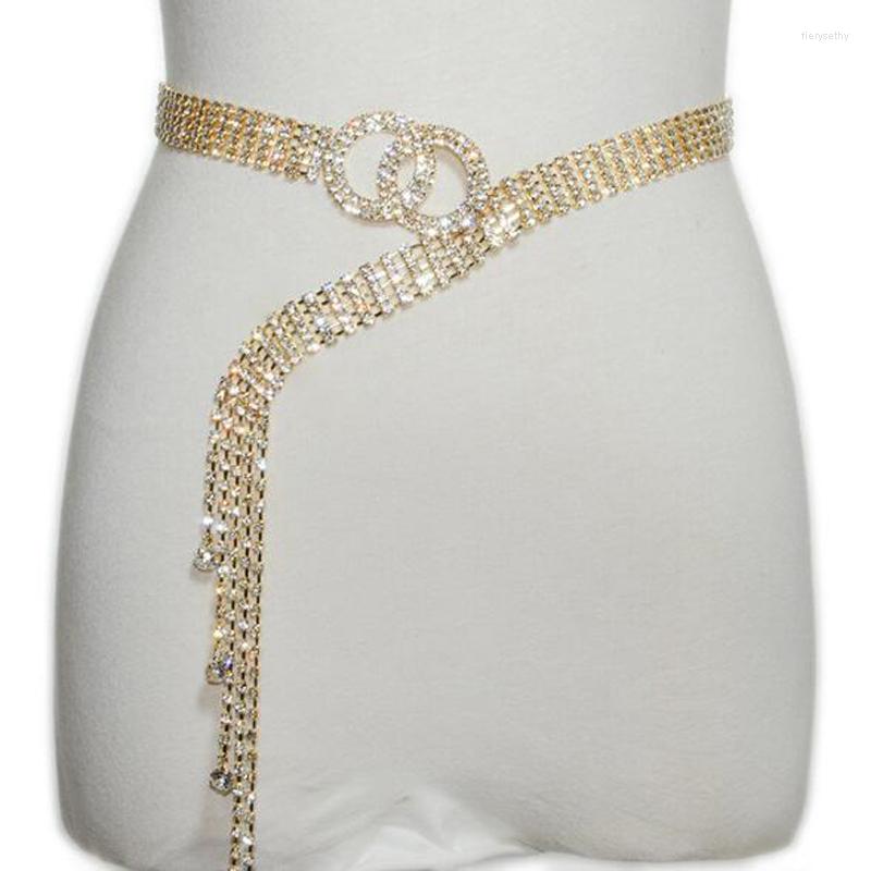 Belts 2022 Luxury Women's Tassel Chain Belt Full Rhinestone Bride Silver Bling Female Crystal Waist Wedding Gold Straps
Belts 2022 Luxury Women's Tassel Chain Belt Full Rhinestone Bride Silver Bling Female Crystal Waist Wedding Gold Straps