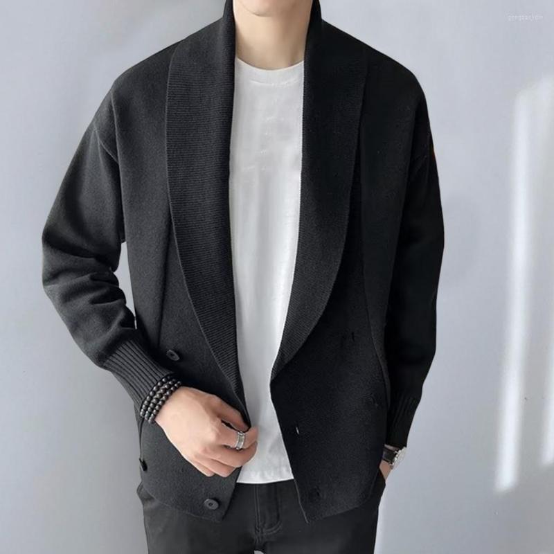 Men's Sweaters Knitwear Chic Mid Length Autumn Sweater Coat Loose Men Spring Cardigan For Dating, Black
Men's Sweaters Knitwear Chic Mid Length Autumn Sweater Coat Loose Men Spring Cardigan For Dating, Black