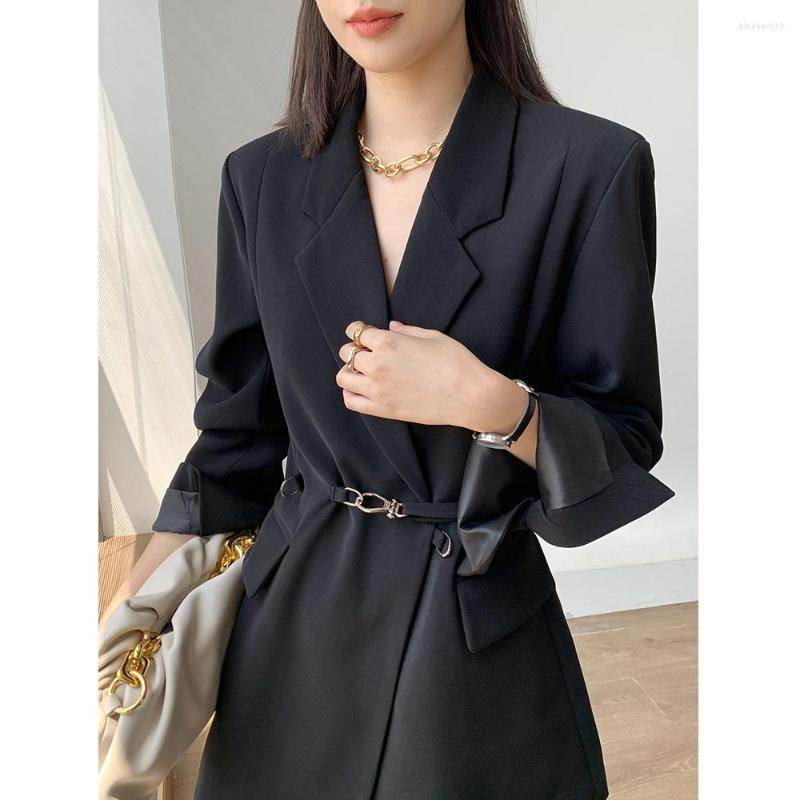 Women's Suits Long Jacket Women's Black Blazer 2023 Spring Chic Casual OL Female Solid Blazers Suit
Women's Suits Long Jacket Women's Black Blazer 2023 Spring Chic Casual OL Female Solid Blazers Suit
