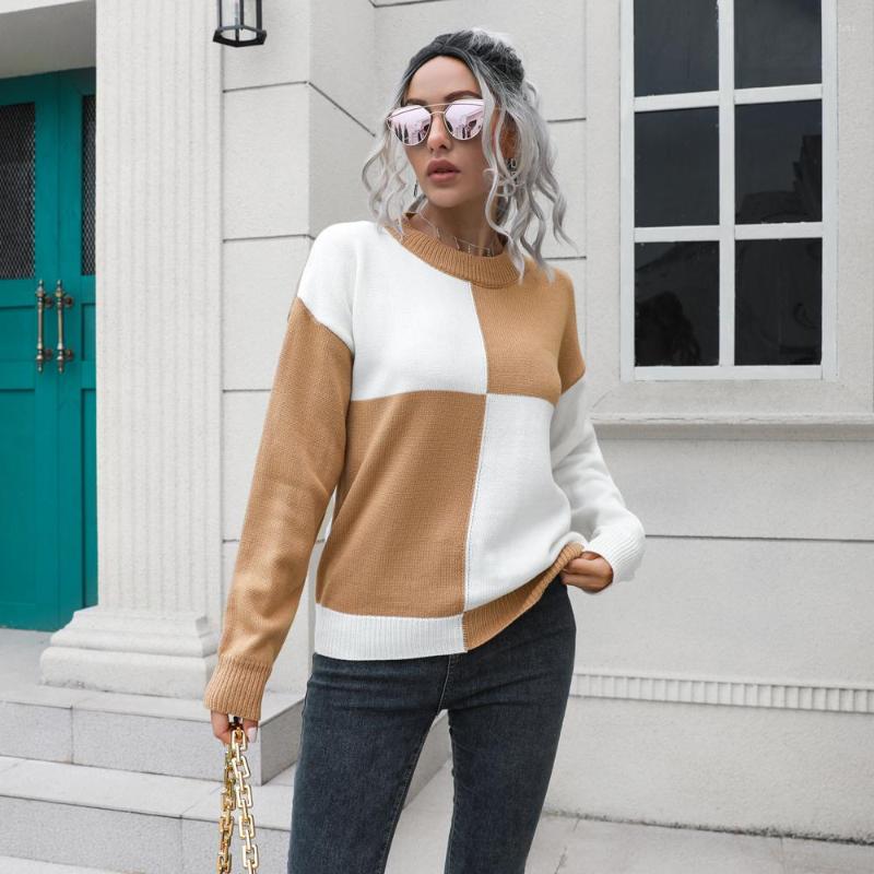 Women' Sweaters 2022 Women Sweater Pullover Clothes Patchwork Long Sleeve Autumn Spring O-neck Warm Fashion Casual Streetwear Clothing, 3734-2
Women' Sweaters 2022 Women Sweater Pullover Clothes Patchwork Long Sleeve Autumn Spring O-neck Warm Fashion Casual Streetwear Clothing, 3734-2