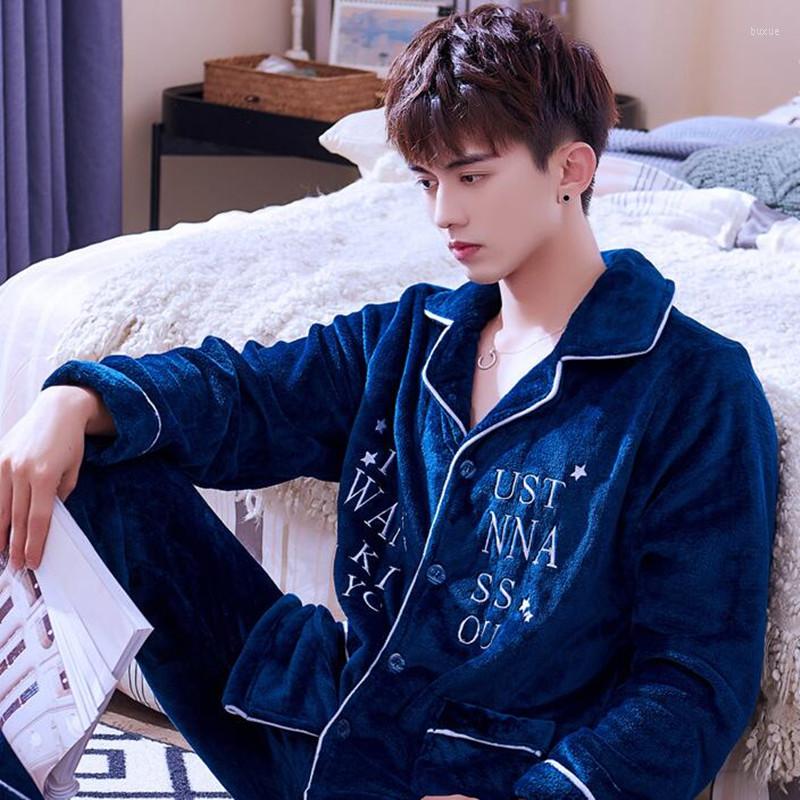 Men's Sleepwear Male Pajamas Men Warm Thickened Suit Long Sleeve Coral Fleece Flannel Leisure Autumn Winter Nightgown Household H5633, Styley
Men's Sleepwear Male Pajamas Men Warm Thickened Suit Long Sleeve Coral Fleece Flannel Leisure Autumn Winter Nightgown Household H5633, Styley