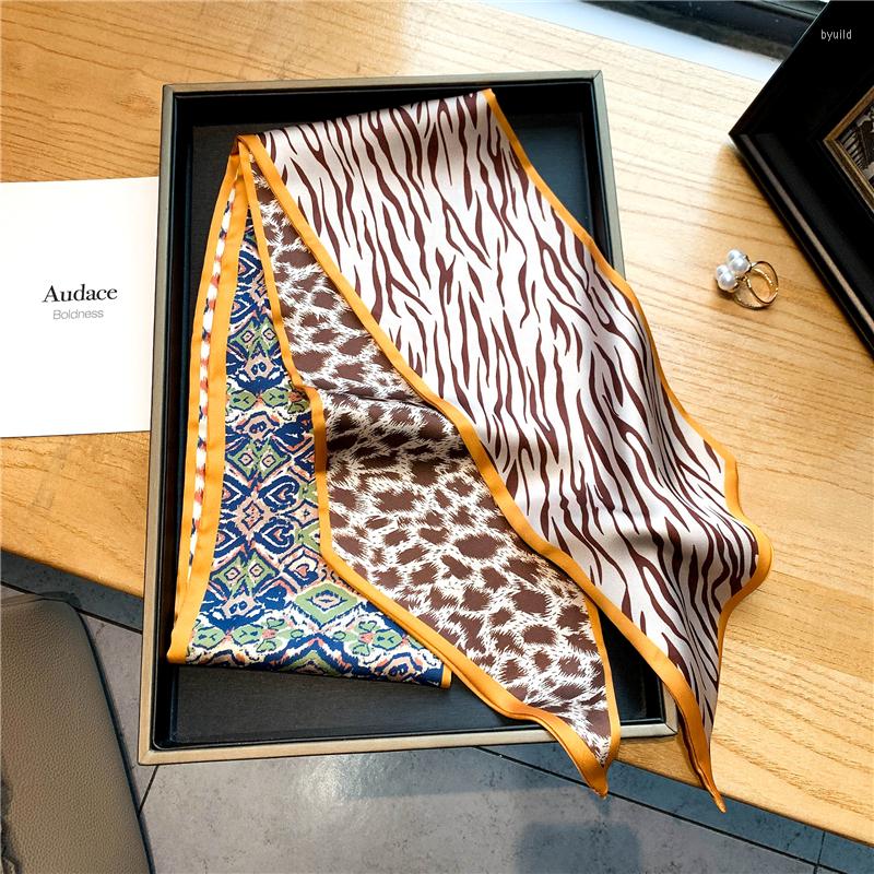 Scarves Women Scarf Leopard Print Striped Female Silk Feeling Skinny Office Ladies Head Neckband Hair Tie 2022
Scarves Women Scarf Leopard Print Striped Female Silk Feeling Skinny Office Ladies Head Neckband Hair Tie 2022
