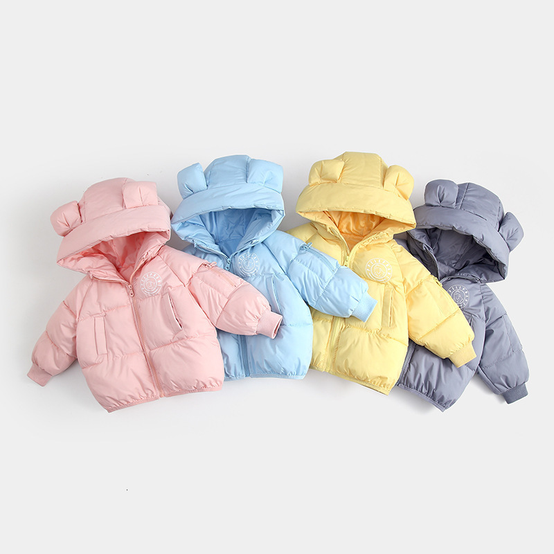 Rompers Kids Winter Coat Girl Winter Coat Lightweight Thicked Winter Jacket Warm Soft Puffy Cotton Outwear With Hood Children Jacket Boy 221114, Yellow
Rompers Kids Winter Coat Girl Winter Coat Lightweight Thicked Winter Jacket Warm Soft Puffy Cotton Outwear With Hood Children Jacket Boy 221114, Yellow