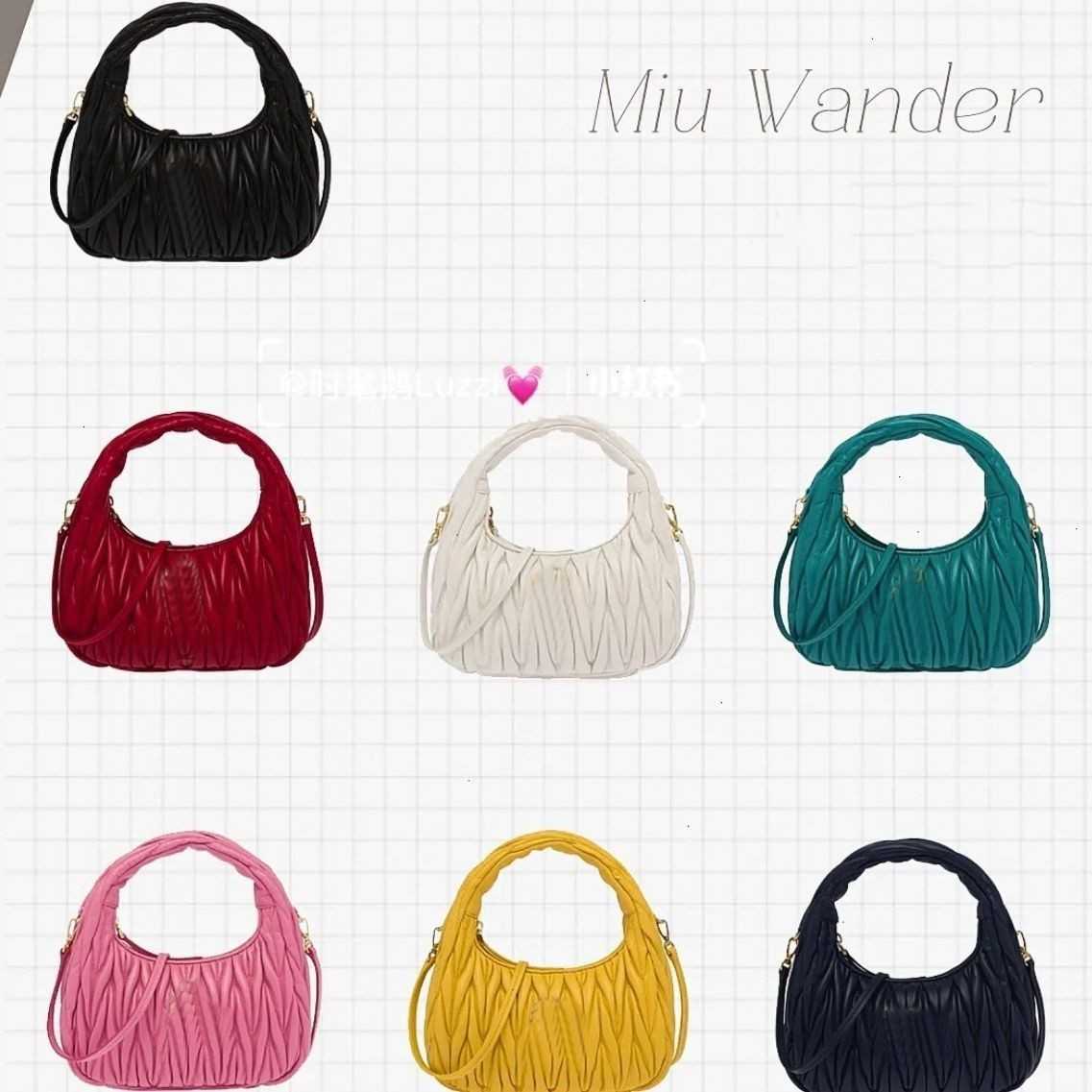 bag Women's miu Luxury Designer Handbags New Miu Bowling Ball Boston Sheepskin Pleated Bag New Pillow Single Shoulder Reclining Hobo Handbag Factory 1GB9, Cowboy sky blue gift box
bag Women's miu Luxury Designer Handbags New Miu Bowling Ball Boston Sheepskin Pleated Bag New Pillow Single Shoulder Reclining Hobo Handbag Factory 1GB9, Cowboy sky blue gift box