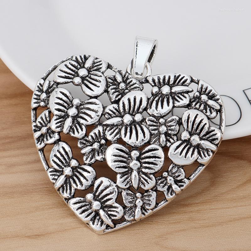 Pendant Necklaces 2 Pieces Tibetan Silver Butterfly Heart Charms Pendants For Necklace Jewellery Making Findings Accessories 67x60m
Pendant Necklaces 2 Pieces Tibetan Silver Butterfly Heart Charms Pendants For Necklace Jewellery Making Findings Accessories 67x60m