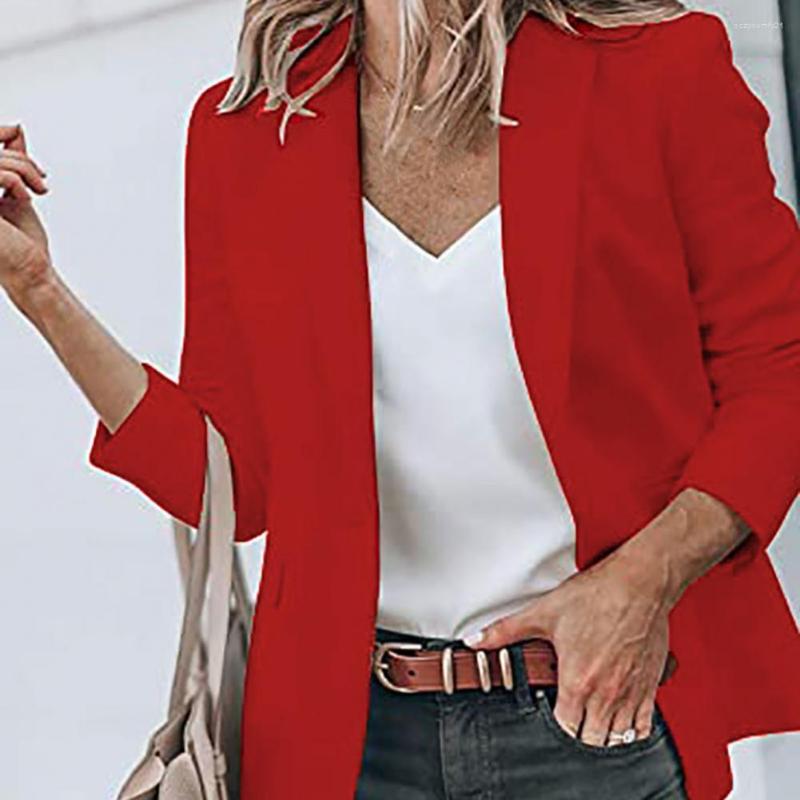Women's Suits Long Sleeve Flap Pockets Single Button Office Ladies Blazer Autumn Winter Solid Color Lapel Suit Jacket Workwear, Black
Women's Suits Long Sleeve Flap Pockets Single Button Office Ladies Blazer Autumn Winter Solid Color Lapel Suit Jacket Workwear, Black