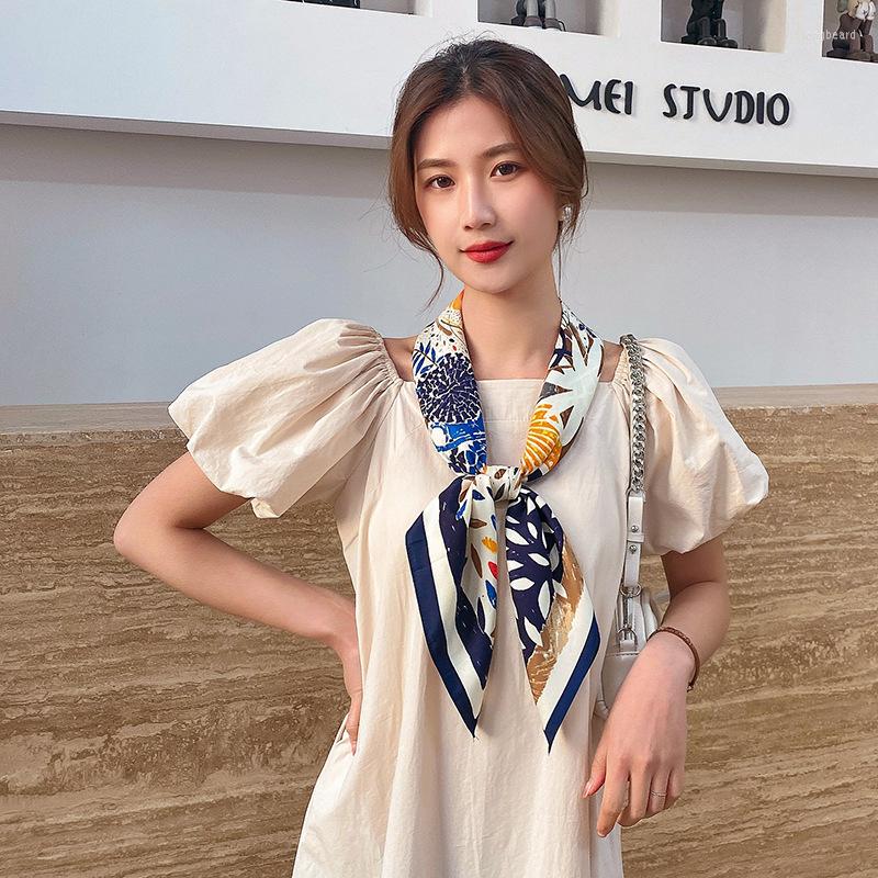 Scarves Simulation Silk Scarf Women's Small Square 2022 Summer Sunscreen Floral Shawl 90 SA967
Scarves Simulation Silk Scarf Women's Small Square 2022 Summer Sunscreen Floral Shawl 90 SA967