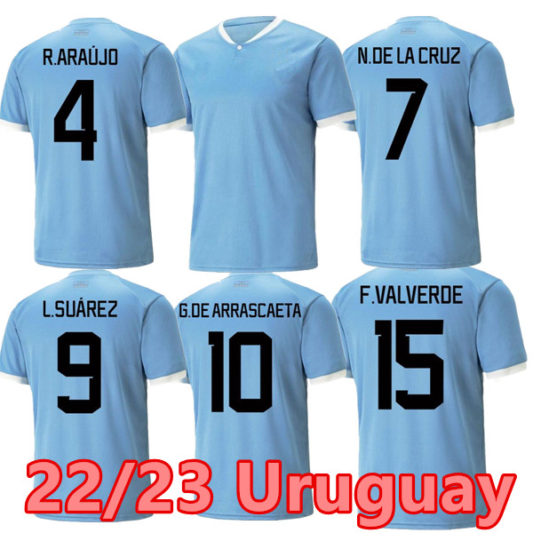 2022 2023 Uruguay Soccer Jerseys .suarez E.cavani F. Valverde N. Nandez J.M.Gimenez De La Cruz National Team 22 23 jersey Football Shirt Uniforms Fans Player version, White
2022 2023 Uruguay Soccer Jerseys .suarez E.cavani F. Valverde N. Nandez J.M.Gimenez De La Cruz National Team 22 23 jersey Football Shirt Uniforms Fans Player version, White
