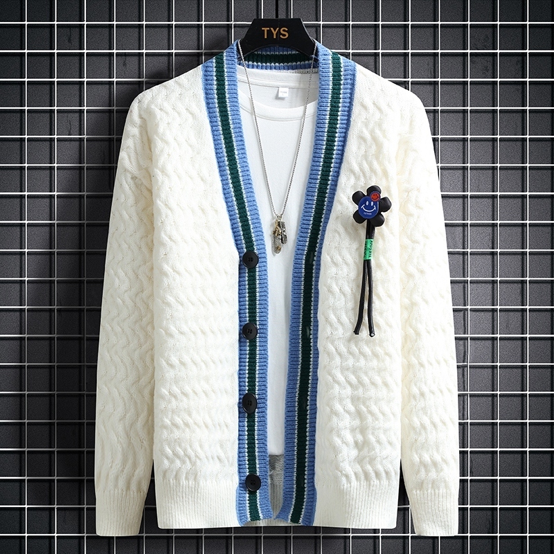 Men's Sweaters Top Grade Autum Winter Brand Fashion Knitted Men Cardigan Sweater Handsome Korean Casual Cardigans Jacket Mens Clothing 221114, Black tk932
Men's Sweaters Top Grade Autum Winter Brand Fashion Knitted Men Cardigan Sweater Handsome Korean Casual Cardigans Jacket Mens Clothing 221114, Black tk932
