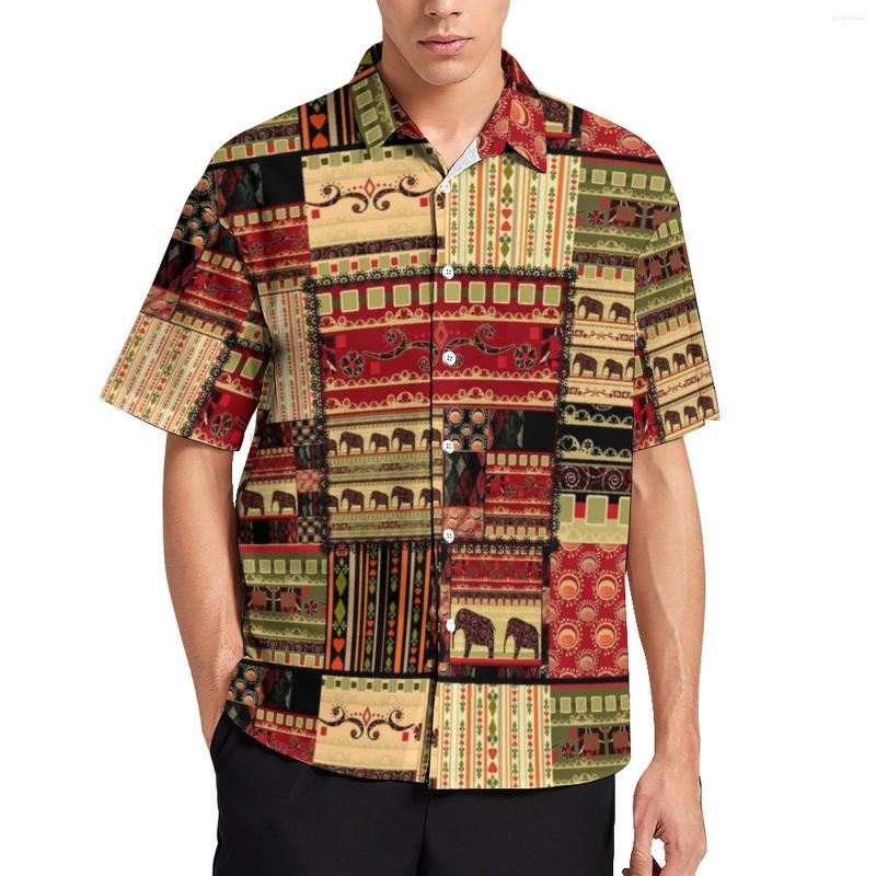 Men's Casual Shirts Elephant Daily Shirt Retro Patchwork Print Elephants Man Trending Blouses Summer Short Sleeves, Style
Men's Casual Shirts Elephant Daily Shirt Retro Patchwork Print Elephants Man Trending Blouses Summer Short Sleeves, Style