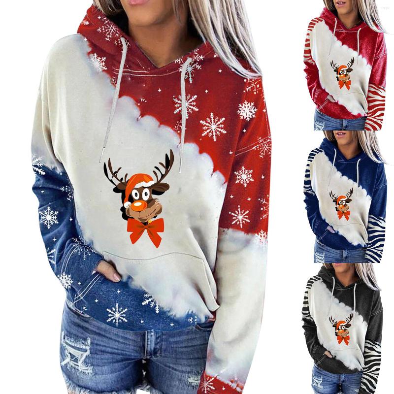 Women' Blouses Women' Autumn And Winter Casual Blouse Pullover Hooded Sweater Top Christmas Print Long-sleeved Sweatshirt, Black
Women' Blouses Women' Autumn And Winter Casual Blouse Pullover Hooded Sweater Top Christmas Print Long-sleeved Sweatshirt, Black