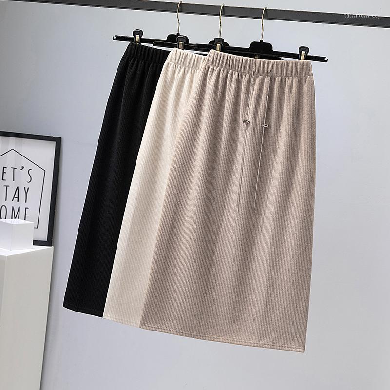 Skirts Black Beige Elastic Waist Knitted Long Elegant High-Waisted Women'S Spring Autumn Winter Korean Style Fashion 2022
Skirts Black Beige Elastic Waist Knitted Long Elegant High-Waisted Women'S Spring Autumn Winter Korean Style Fashion 2022