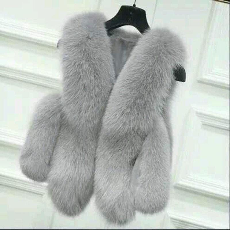 Women' Fur Autumn Winter Fashion Faux Vests Women Solid Loose Cropped Waistcoat Female V-neck Sleeveless Vest Coats J138, White
Women' Fur Autumn Winter Fashion Faux Vests Women Solid Loose Cropped Waistcoat Female V-neck Sleeveless Vest Coats J138, White
