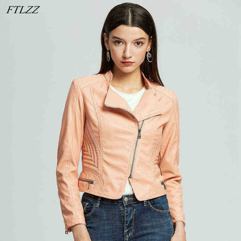 Ftlzz Spring Autumn Lapel Zipper Design Pu Leather Short Jacket Women Moto Bike Faux Soft Leather Jacket Locomotive Female Outfit J220727, Black
Ftlzz Spring Autumn Lapel Zipper Design Pu Leather Short Jacket Women Moto Bike Faux Soft Leather Jacket Locomotive Female Outfit J220727, Black