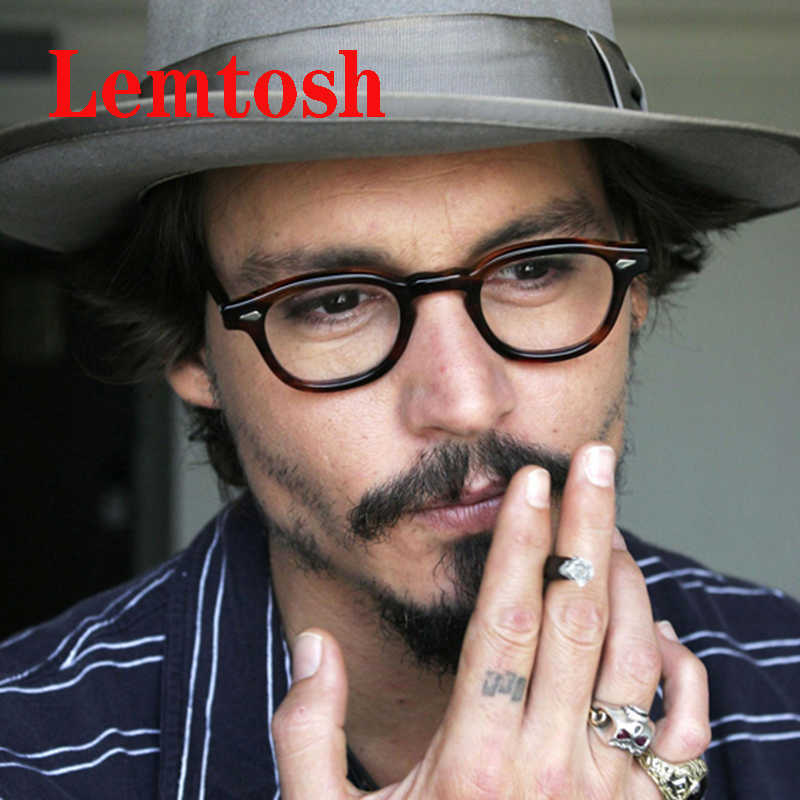 Sunglasses Frames Optical Eyeglasses Frame Men Women Johnny Depp LEMTOSH Vintage Glasses Computer Acetate Spectacle Frame For Male Clear Lens T2201114
Sunglasses Frames Optical Eyeglasses Frame Men Women Johnny Depp LEMTOSH Vintage Glasses Computer Acetate Spectacle Frame For Male Clear Lens T2201114