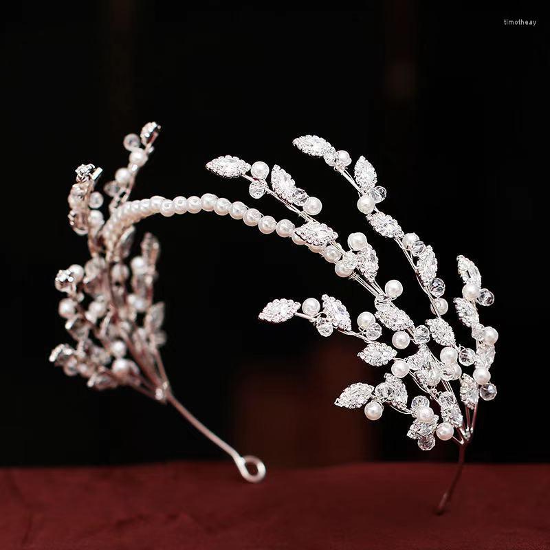 Hair Clips Crystal Pearl Headbands Tiaras Leaf Headpieces Crowns For Bride Evening Dress Headwear Wedding Accessories Bridal Jewelry
Hair Clips Crystal Pearl Headbands Tiaras Leaf Headpieces Crowns For Bride Evening Dress Headwear Wedding Accessories Bridal Jewelry