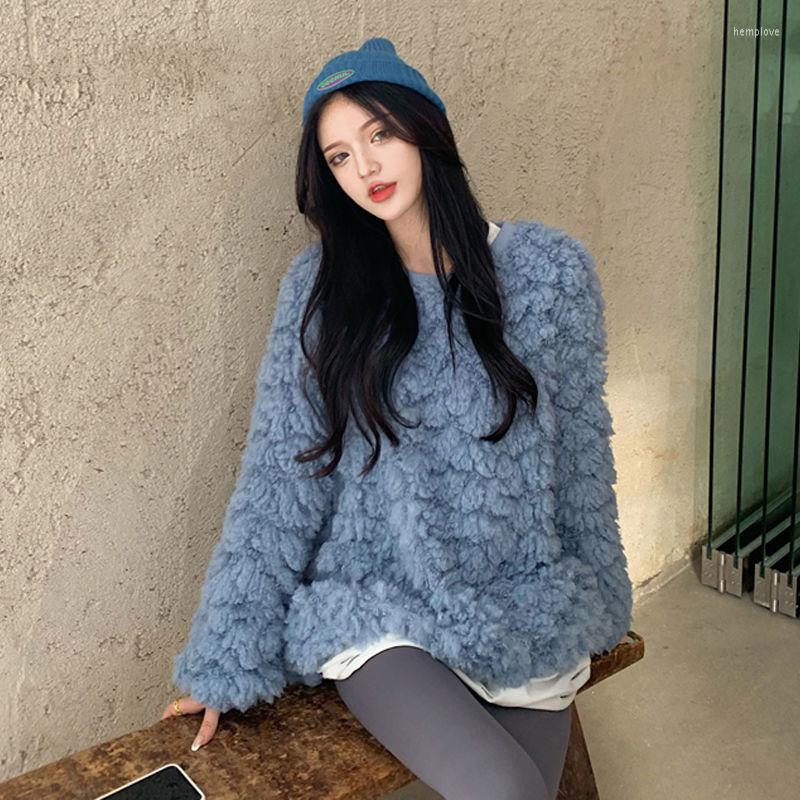 Women' T Shirts Women Hoodies Lamb Wool Sweatshirts Female Tops Solid Coats Ladies Winter Warm Vintage Fashion Loose Pullovers Sweatshirt, Blue
Women' T Shirts Women Hoodies Lamb Wool Sweatshirts Female Tops Solid Coats Ladies Winter Warm Vintage Fashion Loose Pullovers Sweatshirt, Blue
