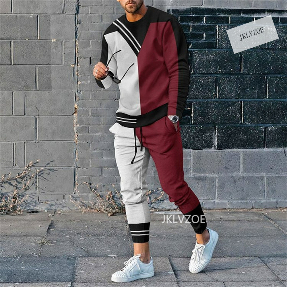 Men's Tracksuits 2023 Fashion Long Sleeved T ShirtTrousers Casual Tracksuit 2 Piece Suit 3D Printed Male Sportswear Streetwear Men Clothes Set 221114, Jogging-15
Men's Tracksuits 2023 Fashion Long Sleeved T ShirtTrousers Casual Tracksuit 2 Piece Suit 3D Printed Male Sportswear Streetwear Men Clothes Set 221114, Jogging-15