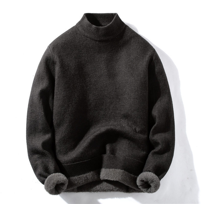 Men's Sweaters High Quality Men's Sweater Down Thickened High Collar Winter Keep Warm Version of Slim One Velvet Bottoming Knitting Sweater 3XL 221111, Blue
Men's Sweaters High Quality Men's Sweater Down Thickened High Collar Winter Keep Warm Version of Slim One Velvet Bottoming Knitting Sweater 3XL 221111, Blue
