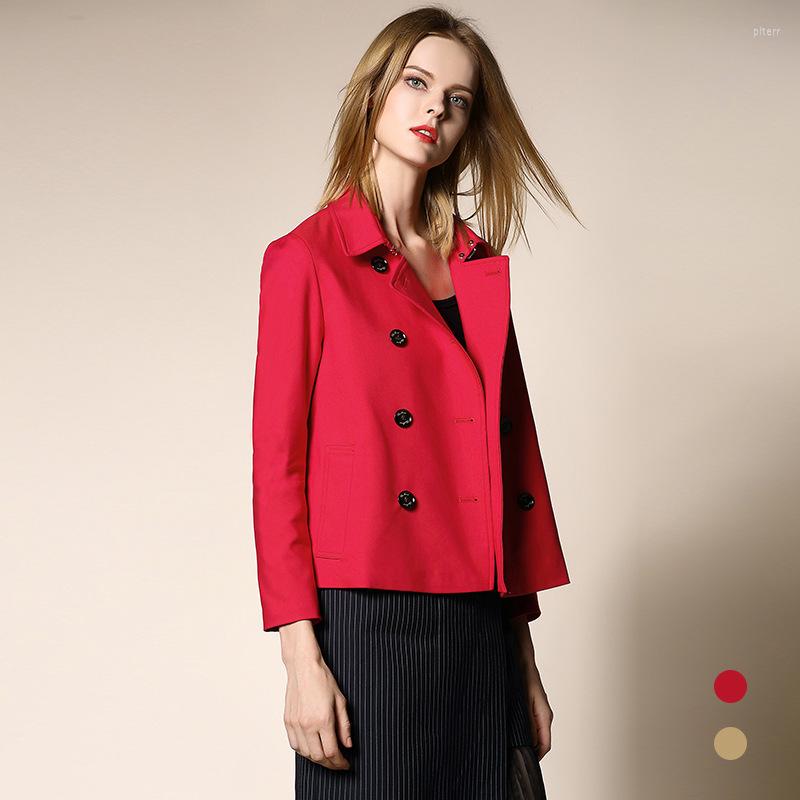 Women's Trench Coats Coat Spring Waterfall Runway Dust Short Women 2022 Plus Size Double Breasted Female Ladies Windbreaker Red Fashion, Khaki
Women's Trench Coats Coat Spring Waterfall Runway Dust Short Women 2022 Plus Size Double Breasted Female Ladies Windbreaker Red Fashion, Khaki