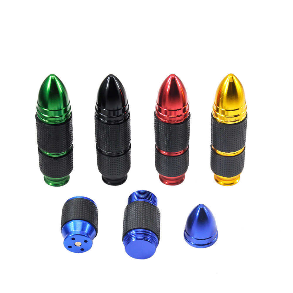 Smoking Pipes Aluminium Alloy metal bullet shape 3 Layers Portable 96mm 4 holes For Charger Cracker smoking set
Smoking Pipes Aluminium Alloy metal bullet shape 3 Layers Portable 96mm 4 holes For Charger Cracker smoking set
