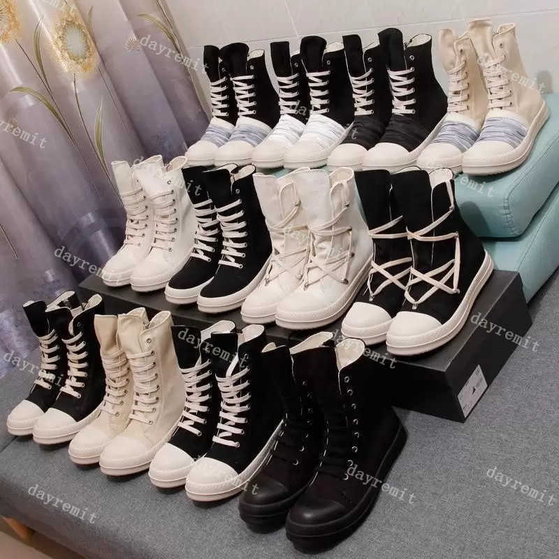 Rick Owen Boots Owen Seak Boot Designer Sneakers Canvas High Top Male Fashion Breathable Men Women Casual Shoes Luxury Black Lace Up Mens
Rick Owen Boots Owen Seak Boot Designer Sneakers Canvas High Top Male Fashion Breathable Men Women Casual Shoes Luxury Black Lace Up Mens
