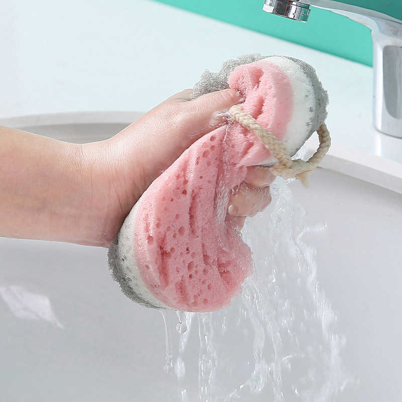Bath Sponge Pouf Tools Accessories Three-Layer Bath Wipe Adult Shower Foaming Sponges Delicate And Soft With Rich Foam Esponja De Bano Badeschwamm