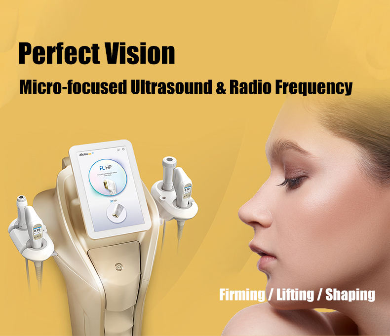 HIFU Body Slimming Face Lifting Wrinkle Removal High Intensity Ultrasound Skin Tightening Device