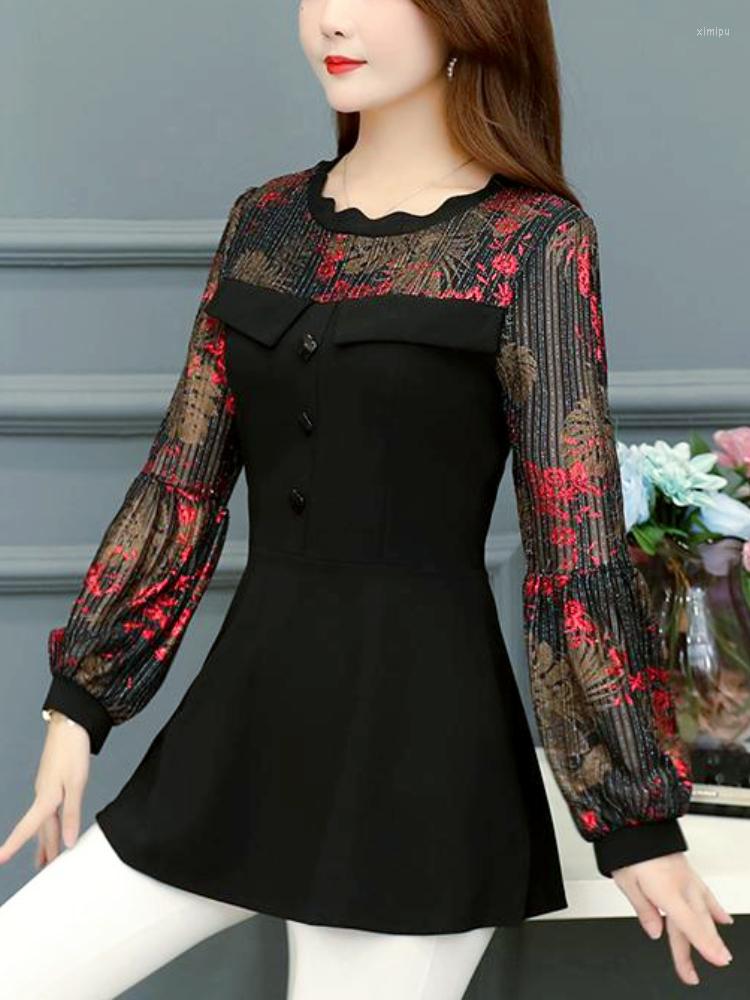 Women's Blouses Floral Women Vintage 2022 Fashion Autumn Basic Wear Faux Two 2-Piece Patchwork Long Shirt Female Casual Tops, Red
Women's Blouses Floral Women Vintage 2022 Fashion Autumn Basic Wear Faux Two 2-Piece Patchwork Long Shirt Female Casual Tops, Red